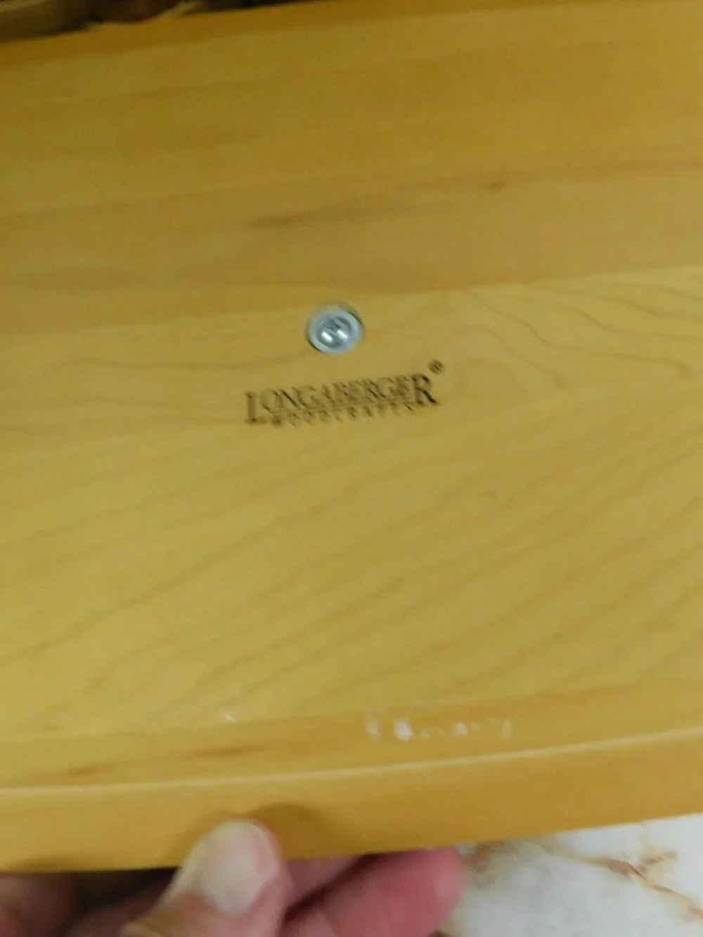 Longaberger 2002 Vanity Basket Combo Protector Liner & LId